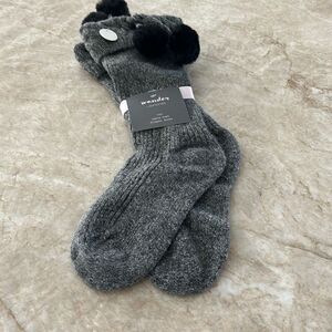 Gray Soft Slipper Socks NWT